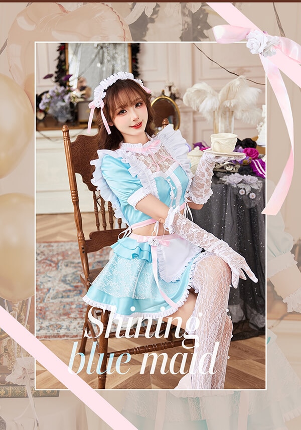 人気商品】Malymoon シャイニングブルードーリーメイド