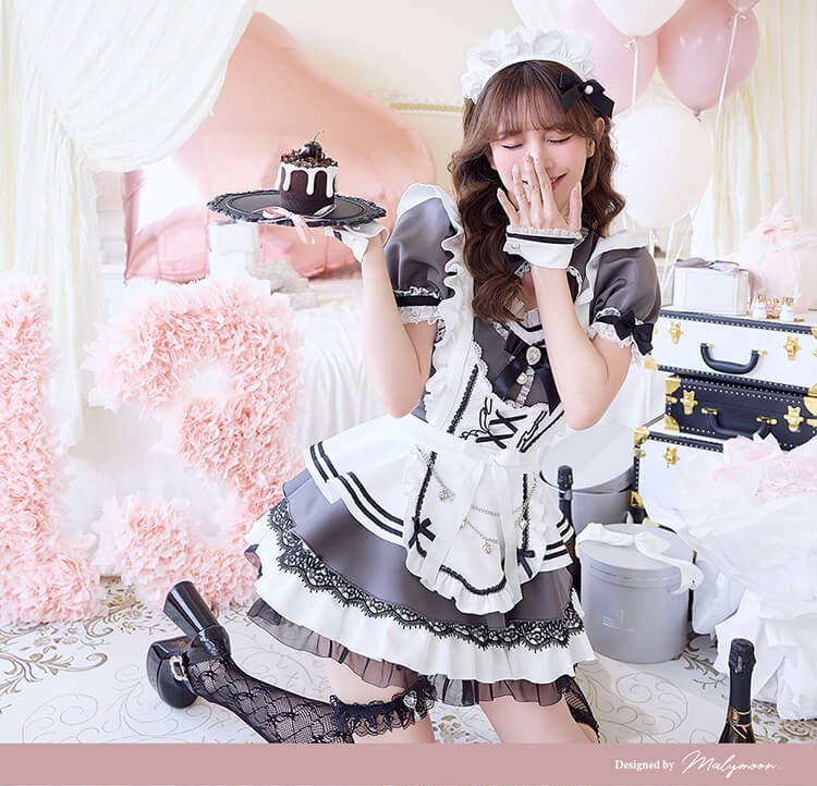 予約-12月中旬頃より順次発送予定】リボンドレープノワールメイド