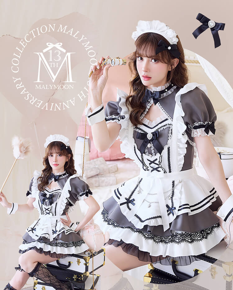 予約-12月中旬頃より順次発送予定】リボンドレープノワールメイド