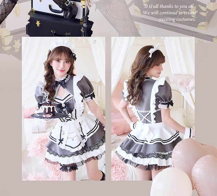 予約-12月中旬頃より順次発送予定】リボンドレープノワールメイド