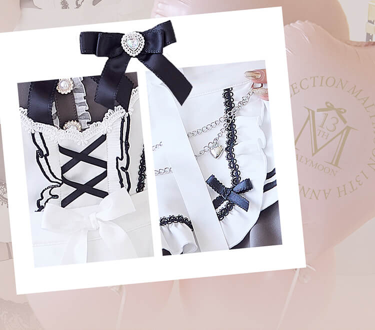 予約-12月中旬頃より順次発送予定】リボンドレープノワールメイド