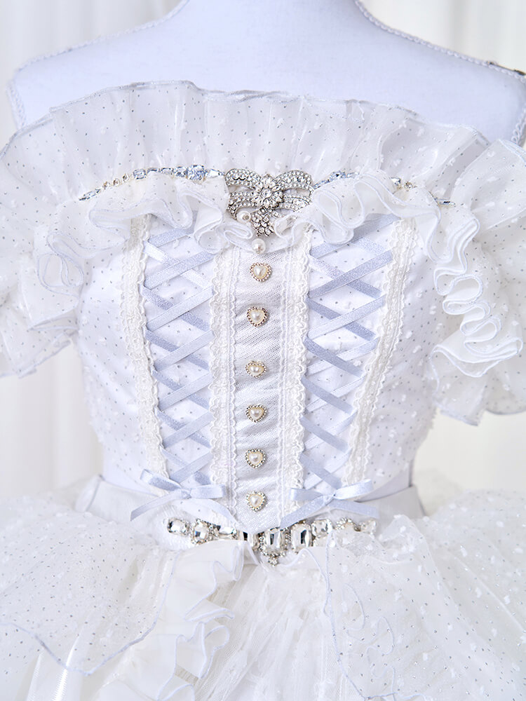 【2～5営業日で発送】【セレモニーコスチューム】ピュアドールホワイト【Malymoon/マリームーン】【CC26042】