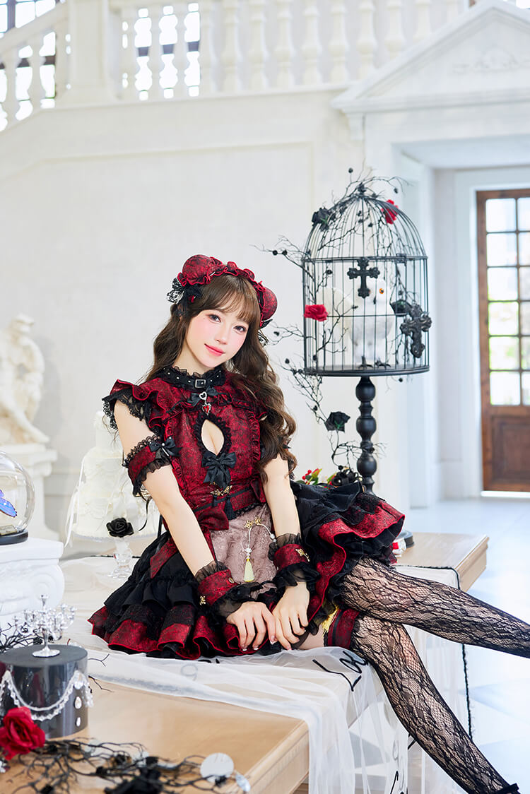【一部予約】毒リンゴゴシックチャイナ 《ハロウィンコスプレ11-12点セット》【Malymoon/マリームーン】【CS26125】【CS26126】