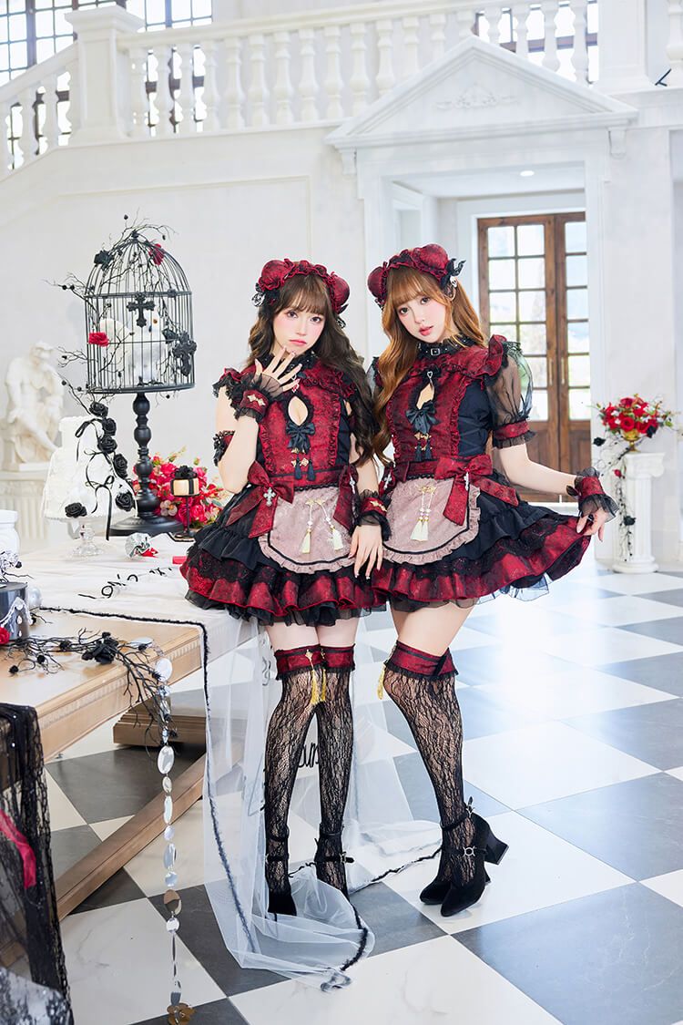 【一部予約】毒リンゴゴシックチャイナ 《ハロウィンコスプレ11-12点セット》【Malymoon/マリームーン】【CS26125】【CS26126】