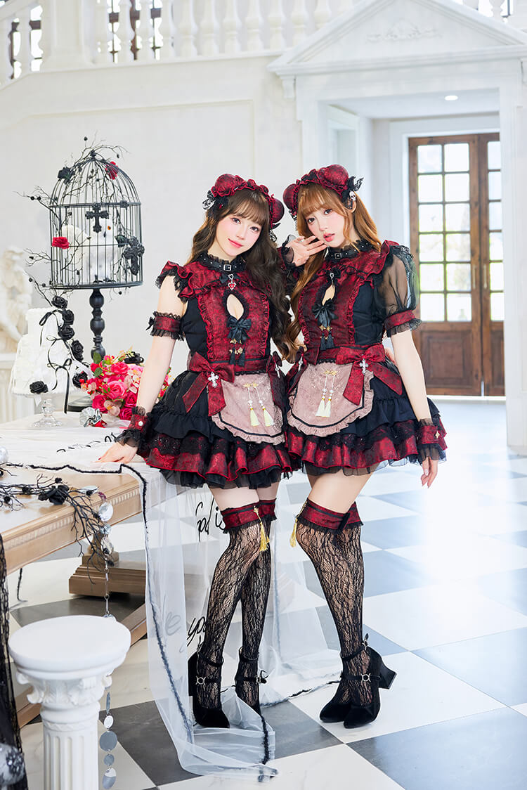 【一部予約】毒リンゴゴシックチャイナ 《ハロウィンコスプレ11-12点セット》【Malymoon/マリームーン】【CS26125】【CS26126】