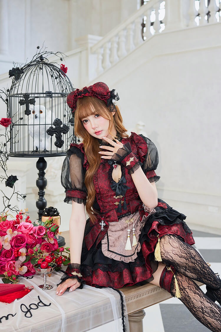 【一部予約】毒リンゴゴシックチャイナ 《ハロウィンコスプレ11-12点セット》【Malymoon/マリームーン】【CS26125】【CS26126】
