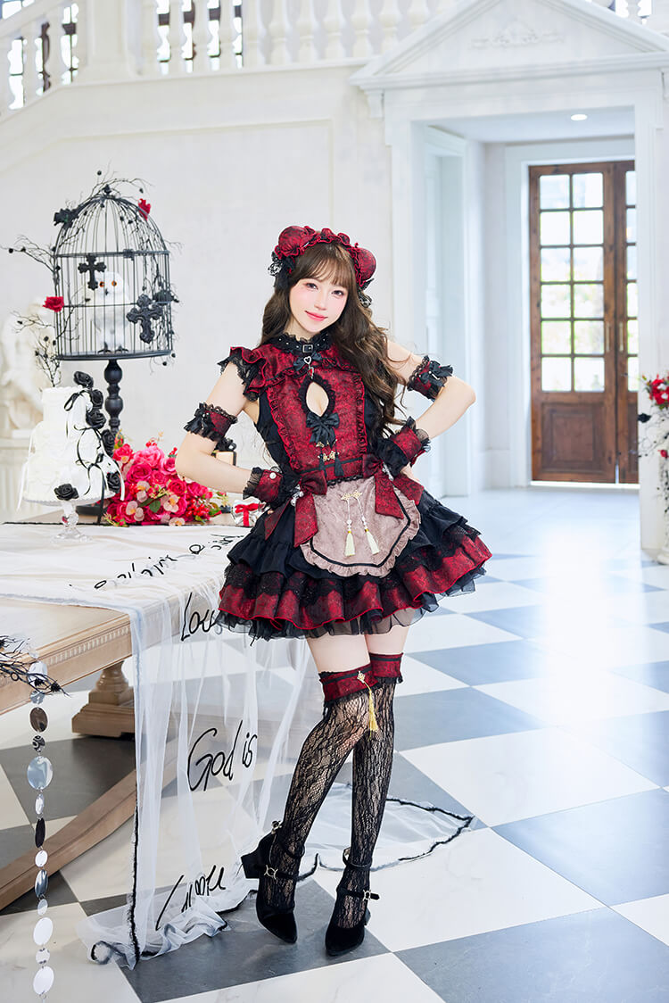 【一部予約】毒リンゴゴシックチャイナ 《ハロウィンコスプレ11-12点セット》【Malymoon/マリームーン】【CS26125】【CS26126】
