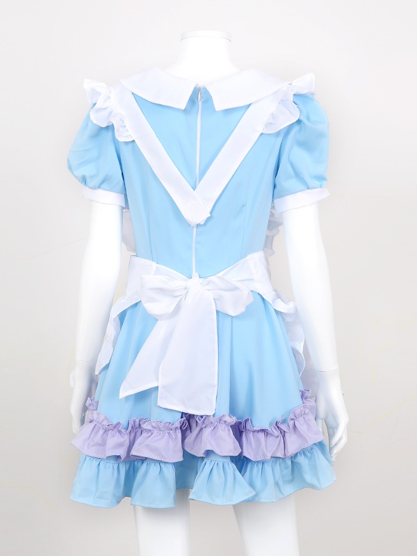 Malymoon/マリームーン　高級メイド服　ブラウン×水色 Malymoon/マリームーン 高級メイド服 ブラウン×水色