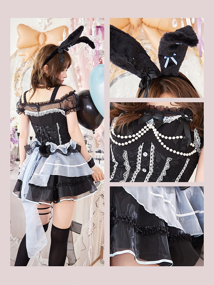 マリームーン marrymoon バニー コスプレ 札幌コレクション 即日発送】【札幌コレクション着用】パールラグジュアリーバニー