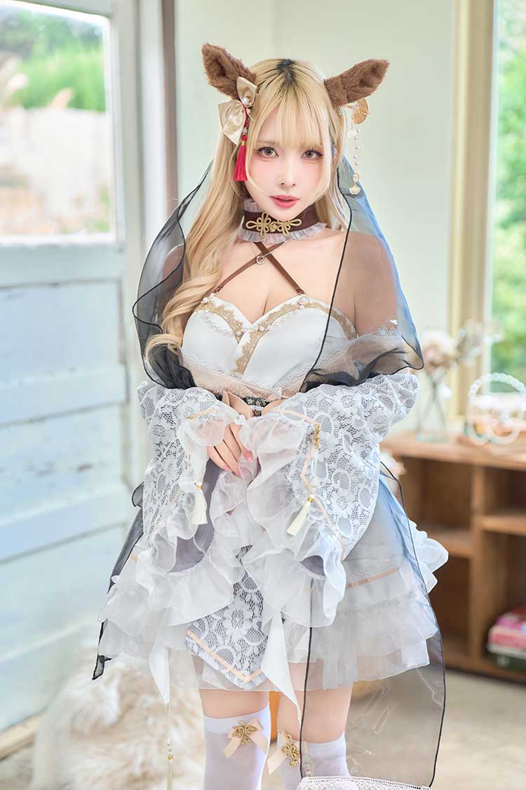 ミスティックヴェールホースドレス【Malymoon/マリームーン】 即日発送】ミスティックヴェールホースドレス《オリジナルコスプレ13点