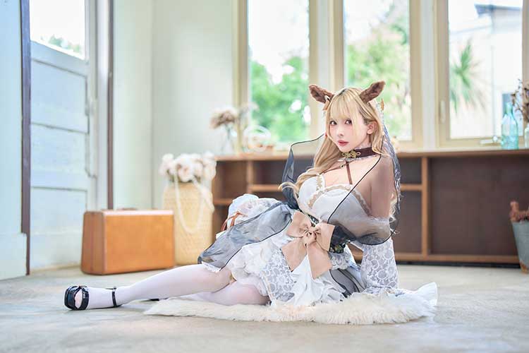 マリームーン　ミスティックヴェールホースドレス　オリジナルコスプレ 即日発送】ミスティックヴェールホースドレス《オリジナルコスプレ13点