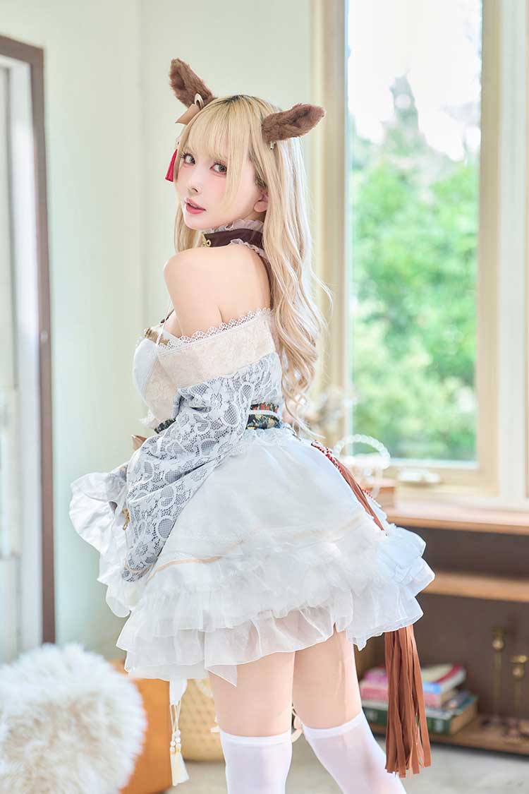 【即日発送】ミスティックヴェールホースドレス《オリジナルコスプレ13点セット》【Malymoon/マリームーン】【CS25179】