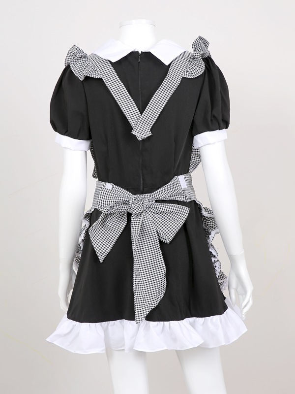 【レビュー投稿で白ニーハイプレゼント】【odr】完全受注オーダー高級メイド服《かわいいコスプレ4点セット》【odr8113】