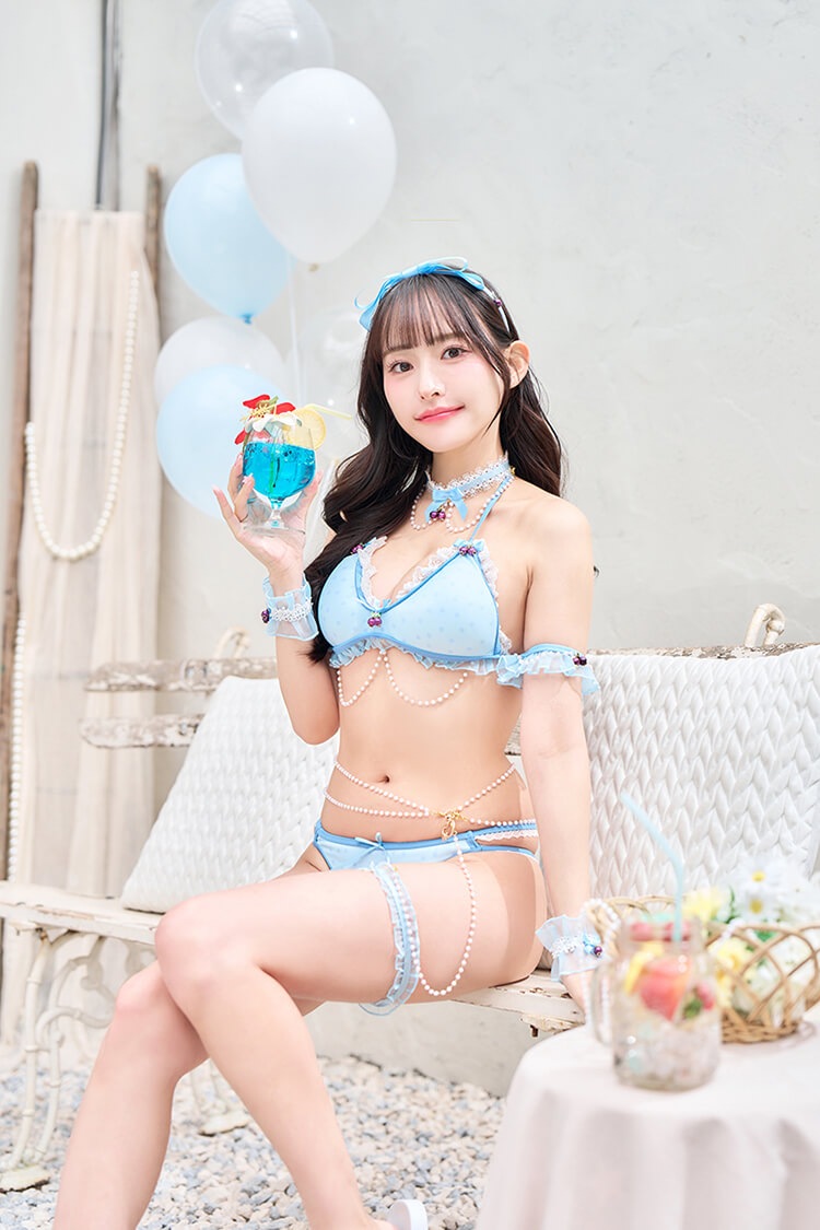 【即日発送】ジューシーフルーツパールビキニ《レディース水着6点セット》【Malymoon/マリームーン】【10331】