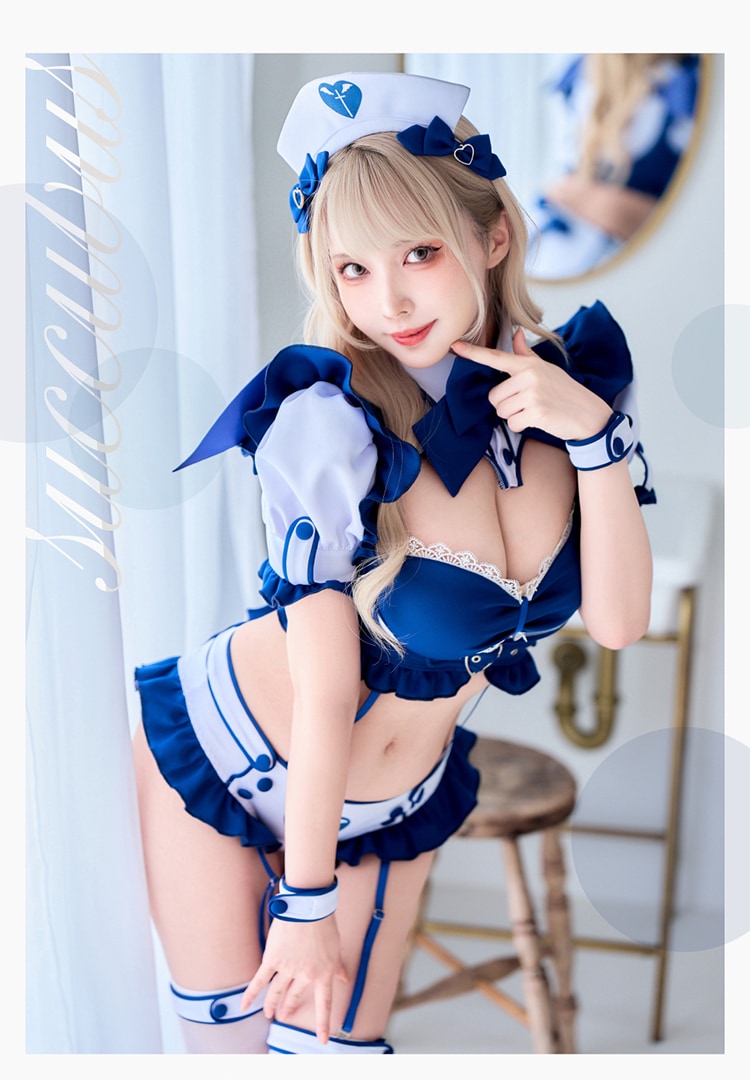 【予約-12月中旬頃より順次発送予定】ポイズンルージュサキュバスナース《オリジナルコスプレ11点セット》【Malymoon/マリームーン】【10262-2】