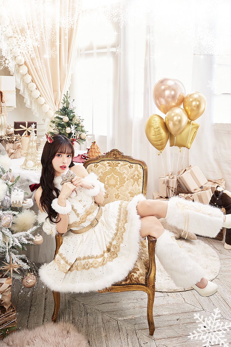 【予約-11月下旬頃より順次発送予定】【藤咲凪着用】ジュエルドブランシュトナカイ《クリスマスコスプレ8点セット》【Malymoon/マリームーン】【CS25057-2】