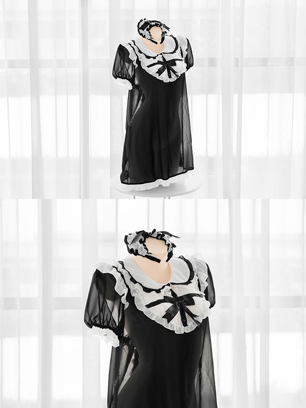 Odr 修道女シフォンワンピース かわいいコスプレ2点セット Seventy Three Odrk0605 ランジェリーコスチューム Lingerie Costume Malymoon マリームーン オフィシャルウェブストア