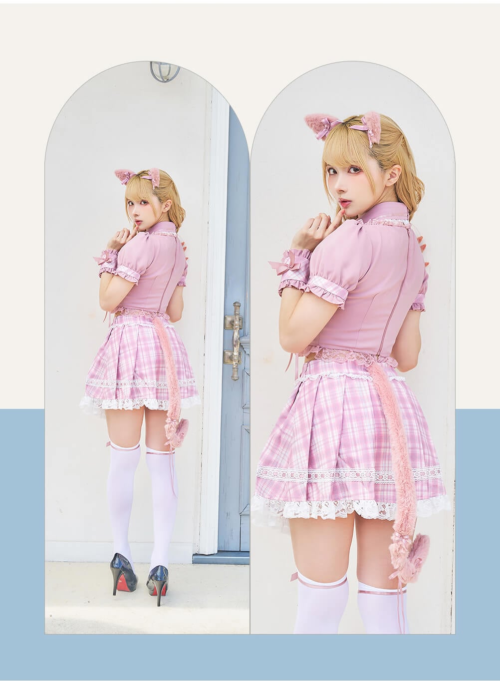 【即日発送】パステルパレットギンガムキャット《ハロウィンコスプレ7点セット》【sugar nine×Malymoon】【8899】