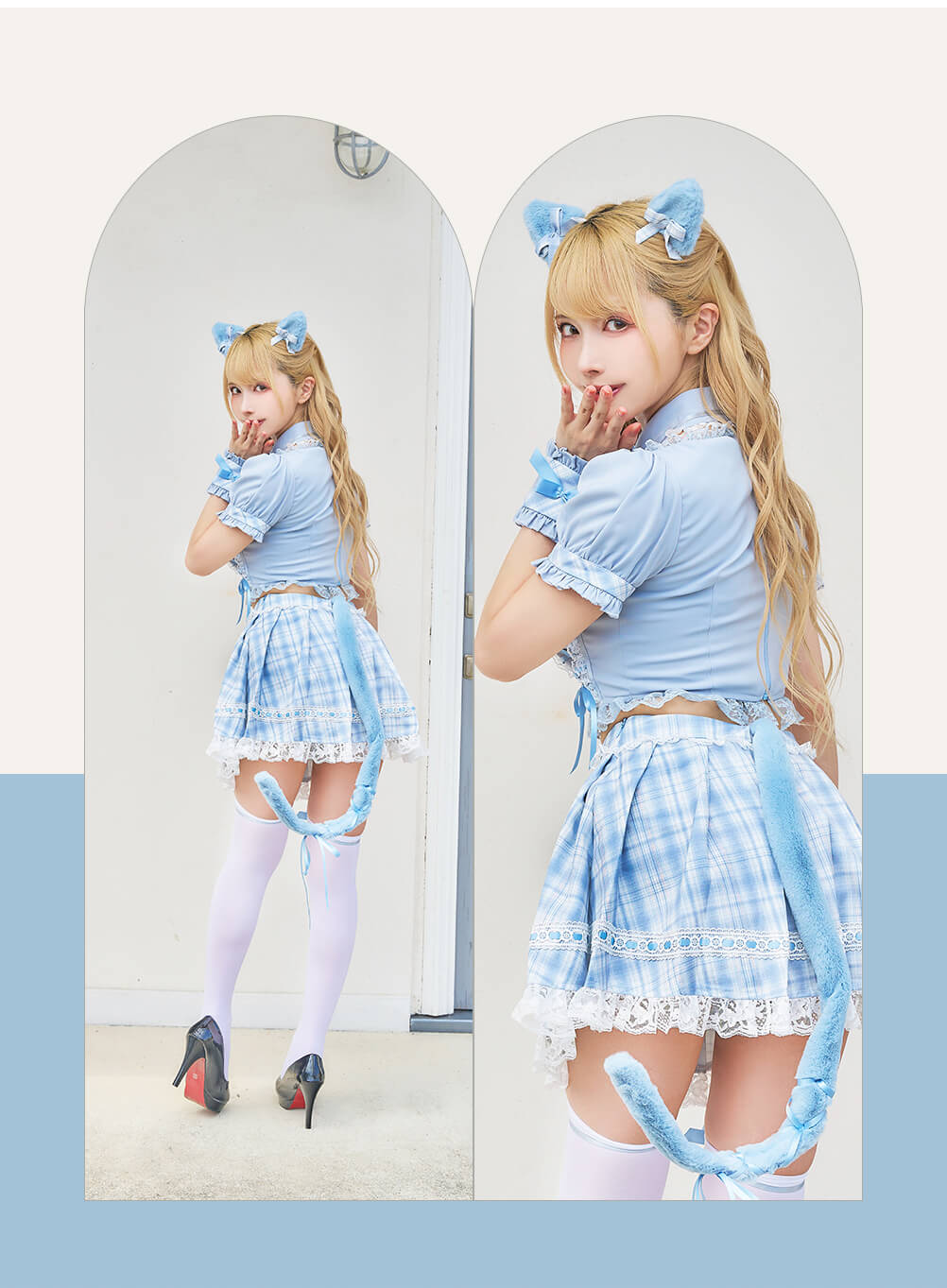【即日発送】パステルパレットギンガムキャット《ハロウィンコスプレ7点セット》【sugar nine×Malymoon】【8899】
