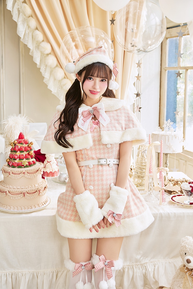 【即日発送】【中村里砂&藤咲凪着用】ココ・ピエドプールケープサンタ《クリスマスコスプレ9点セット》【Malymoon/マリームーン】【CS25071】