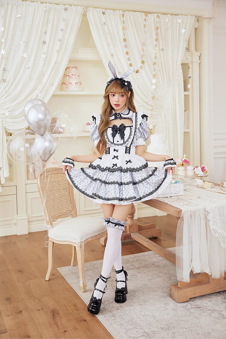 【予約-9月上旬頃より順次発送予定】ティーカップドールバニー《ハロウィンコスプレ7点セット》【Malymoon/マリームーン】【CS26085】