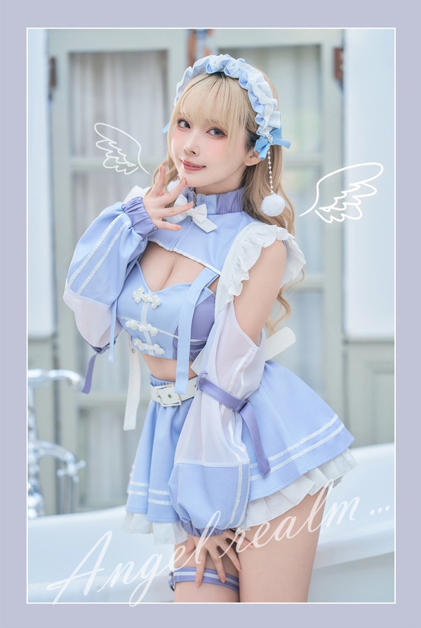 【即日発送】..天使界隈..キャンディホリックアイドルチャイナ《オリジナルコスプレ10点セット》【vanityME. × Malymoon】【s50301】
