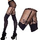 【ネコポス送料無料】リボン柄 オペーク×シアー タイツ ストッキング【7273】【WT】|ストッキング(stockings)|コスプレ小物