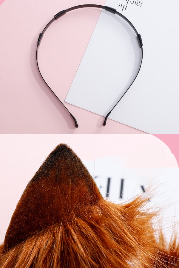 フォックスヘッドピース7タイプ《可愛いコスプレ小物》【Malymoon/マリームーン】【5041】