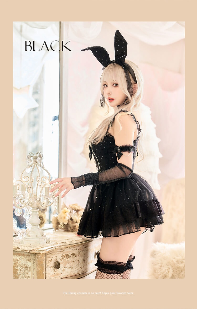 【即日発送】2wayハーネスネックバニー《ハロウィンコスプレ6点セット》【sugar nine×Malymoon】【HWSM231YN】【HWSM249YN】