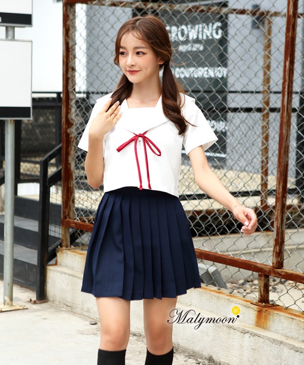 maly moon JK制服/長袖女子高生コスプレ《コスプレ4点セット 2着分  