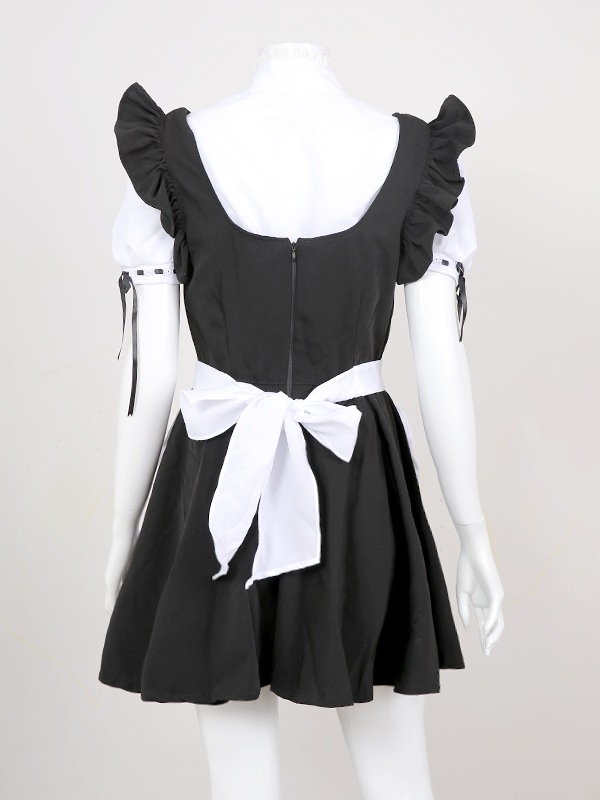 【レビュー投稿で白ニーハイプレゼント】【odr】完全受注オーダー高級メイド服《かわいいコスプレ5点セット》【Malymoon/マリームーン】【odr8118】