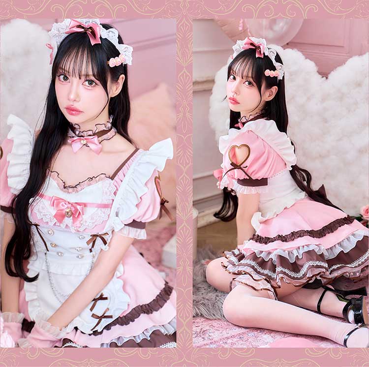 ピンクは予約】【中村里砂着用】メルティホイップキャンディメイド