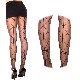 【ネコポス送料無料】ダイアモンドネット×リボン柄 タイツ ストッキング【7255】【WT】|ストッキング(stockings)|コスプレ小物