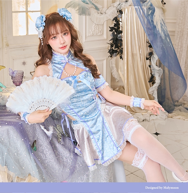 【即日発送】【姫宮まほれコラボ】グラスティングマジカルチャイナ《ハロウィンコスプレ6点セット》【Malymoon/マリームーン】【10097】【10098】