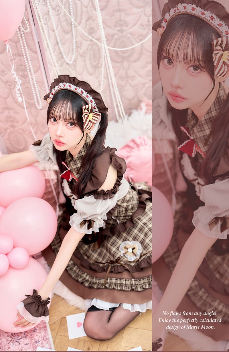 【予約-1月22日頃より順次発送予定】【中村里砂着用】ショコラモカミルフィーメイド《バレンタインコスプレ10点セット》【Malymoon/マリームーン】【CS25153】