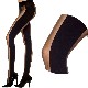 【ネコポス送料無料】黒 ワイドストライプ タイツ ストッキング コスプレ【7244】【WT】|ストッキング(stockings)|コスプレ小物