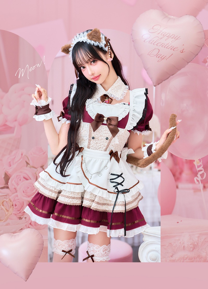 即日発送】【中村里砂着用】クリームショコララテミャオメイド