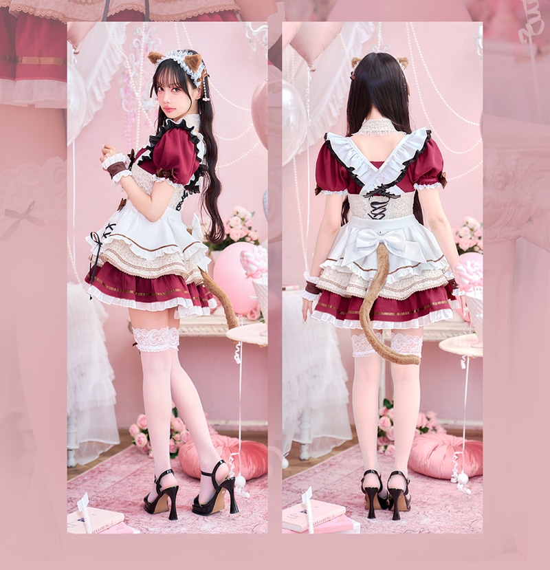 即日発送】【中村里砂着用】クリームショコララテミャオメイド