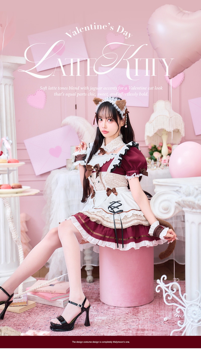 即日発送】【中村里砂着用】クリームショコララテミャオメイド