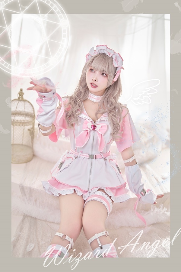 【即日発送】..天使界隈..魔法少女ドリーミーセーラー《ハロウィンコスプレ11点セット》【Malymoon/マリームーン】【9917】