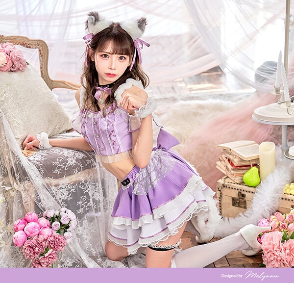 【即日発送】【姫宮まほれコラボ】トウィンクルラブベリーアイドルキャット《ハロウィンコスプレ9点セット》【Malymoon/マリームーン】【10096】