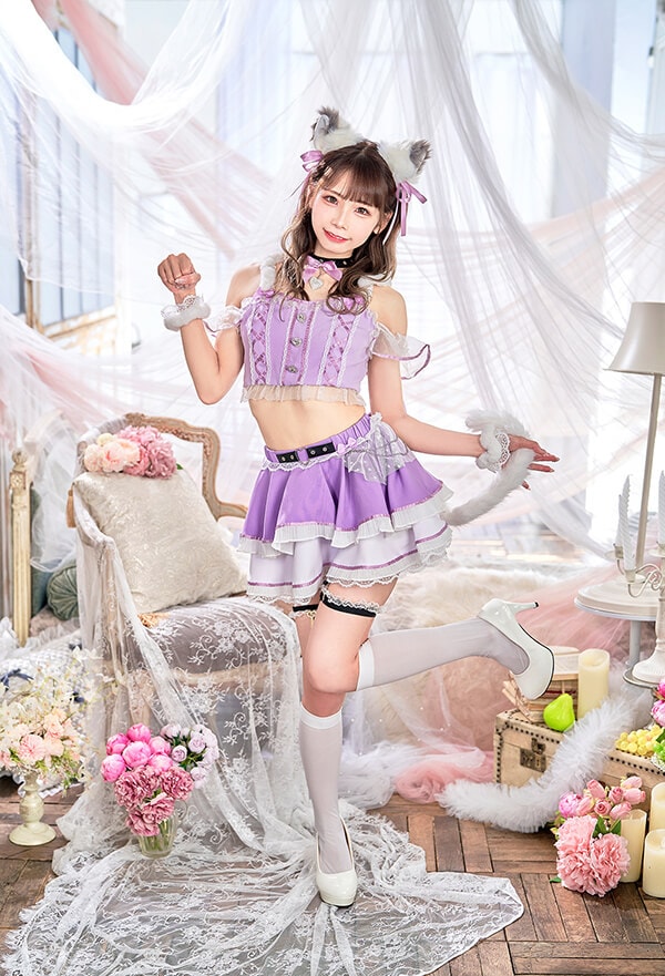 【即日発送】【姫宮まほれコラボ】トウィンクルラブベリーアイドルキャット《ハロウィンコスプレ9点セット》【Malymoon/マリームーン】【10096】