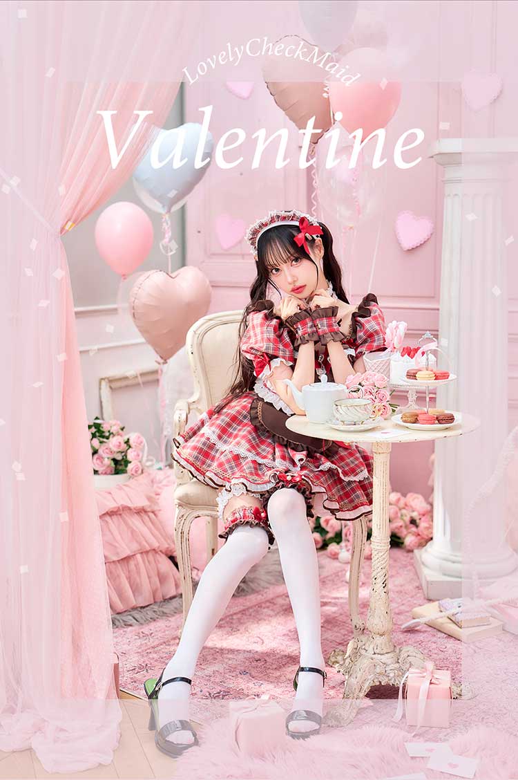 マリームーン Malymoon チョコチェックトナカイノエルドメイド チョコチェックトナカイノエルドメイド[品番：MYMT0001087]｜Malymoon