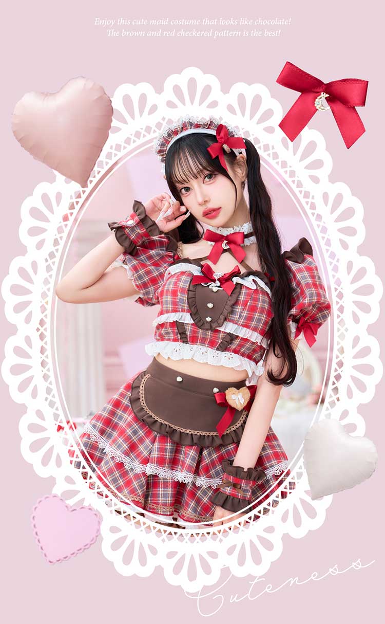 予約-1月中旬頃より順次発送予定】【中村里砂着用】チョコラブチェック