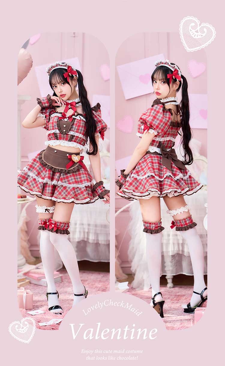 予約-1月中旬頃より順次発送予定】【中村里砂着用】チョコラブチェック