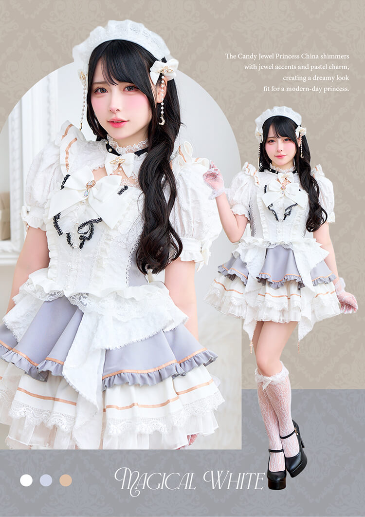 魔法少女-ダマスクローズマジカルプリンセス malymoon メイド 一部予約】【Mumei着用】-魔法少女-ダマスクローズマジカルプリンセス