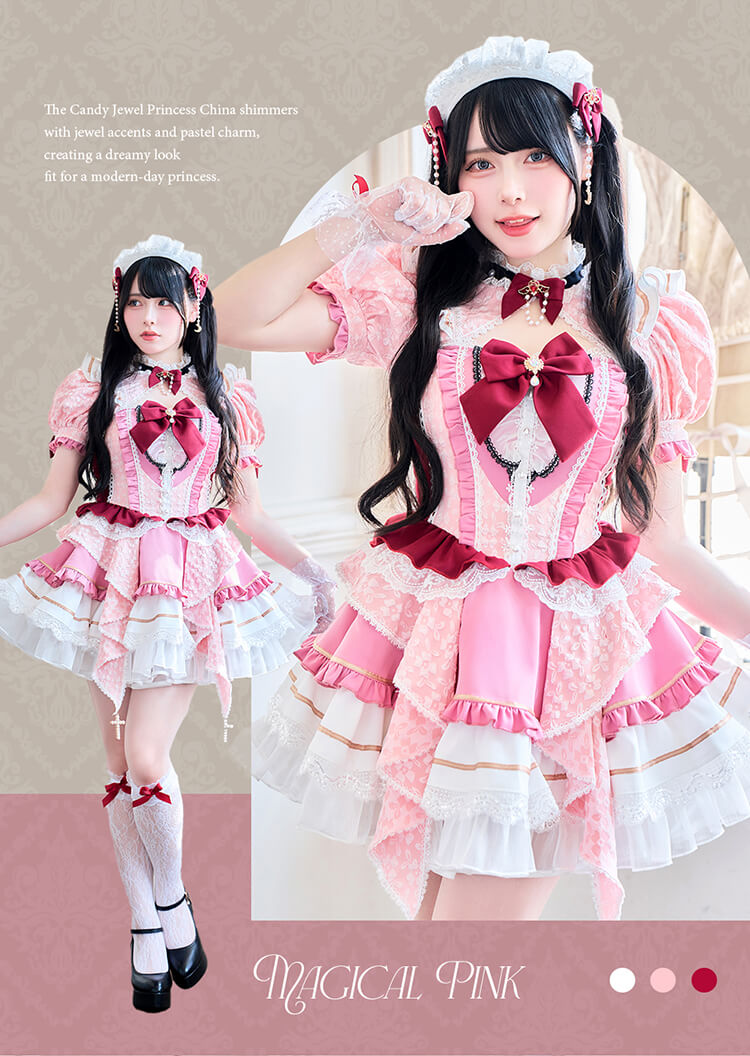 魔法少女-ダマスクローズマジカルプリンセス malymoon メイド 一部予約】【Mumei着用】-魔法少女-ダマスクローズマジカルプリンセス