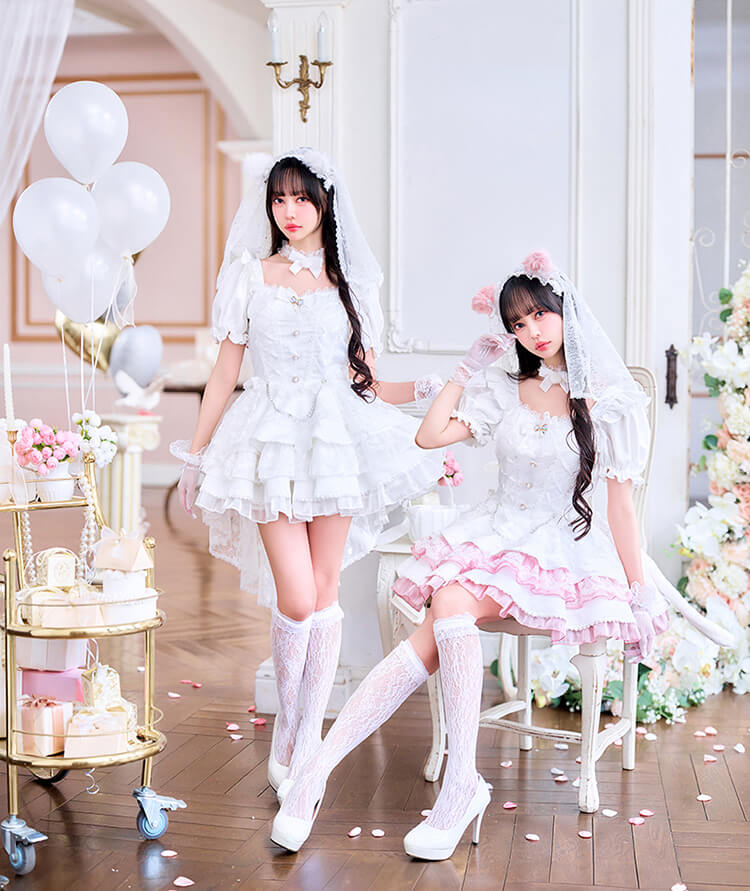 予約】【中村里砂着用】ホワイトヴェールキャットブライド《オリジナル