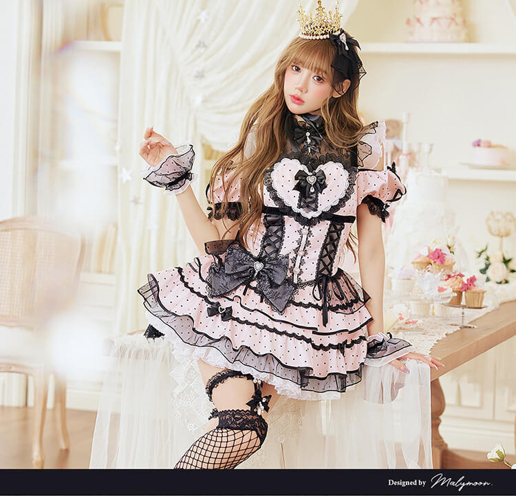 予約】【沖縄コレクション着用】ローゼンドットプリンセスドレス