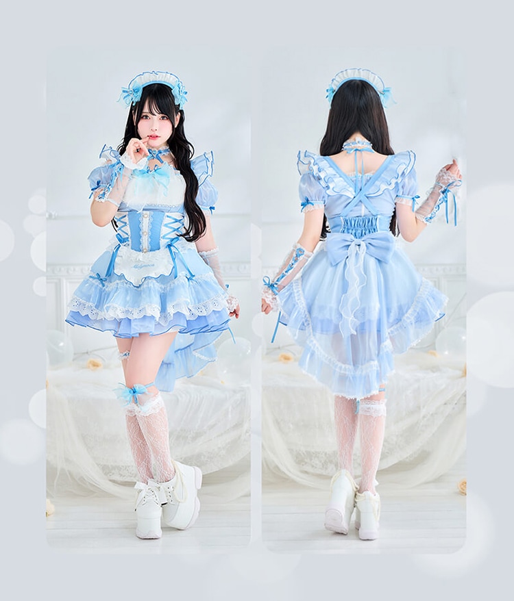ナイトメア専用 マリー メイ 予約】【Mumei着用】-魔法少女-トゥインクルシフォンキャンディ